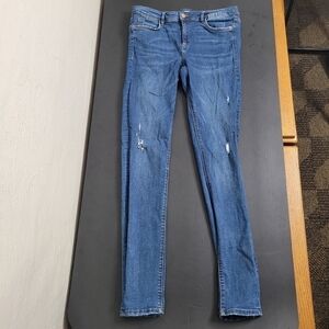 Zara Jeans Women 10 Trafaluc Denim Makers Blue
